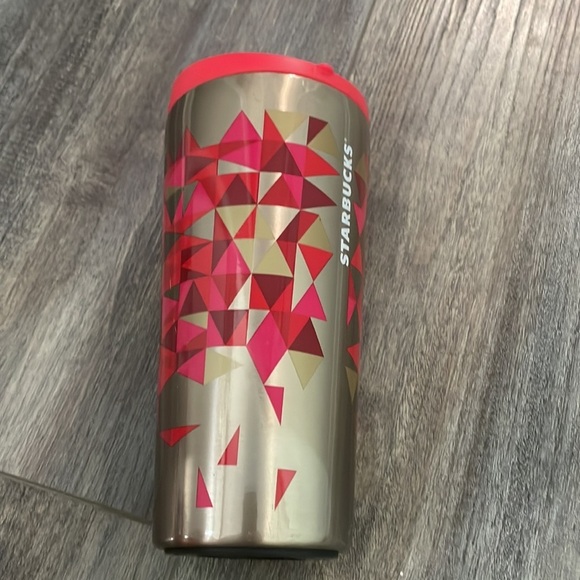 2014 STARBUCKS RED DOT COLLECTION STAINLESS STEEL TRAVEL TUMBLER MUG CUP - Picture 2 of 4